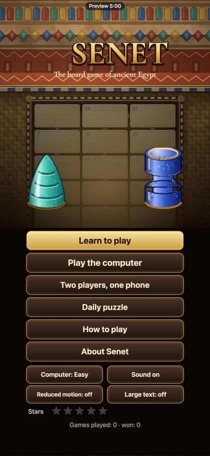 Senet screenshot 1