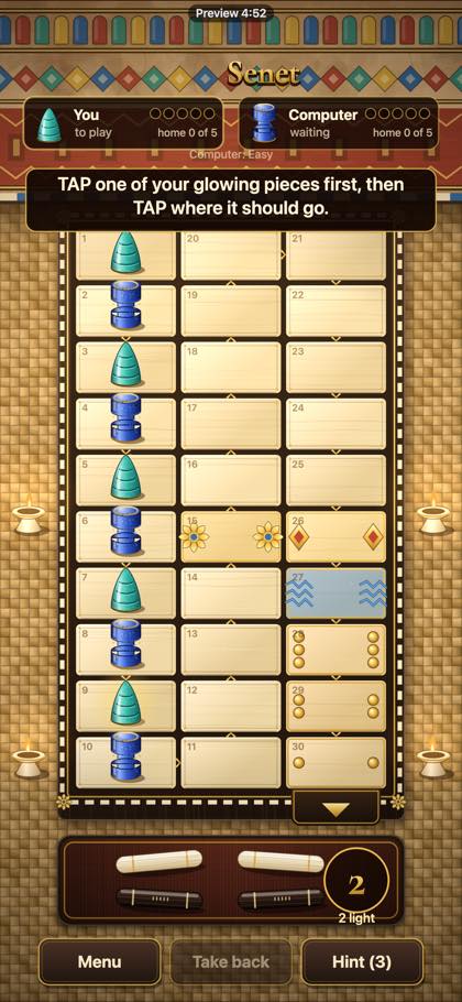 Senet screenshot 2