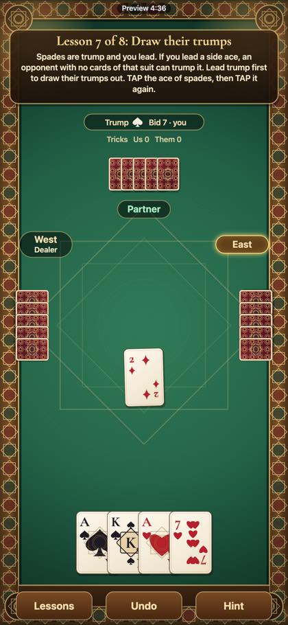 Tarneeb screenshot 3