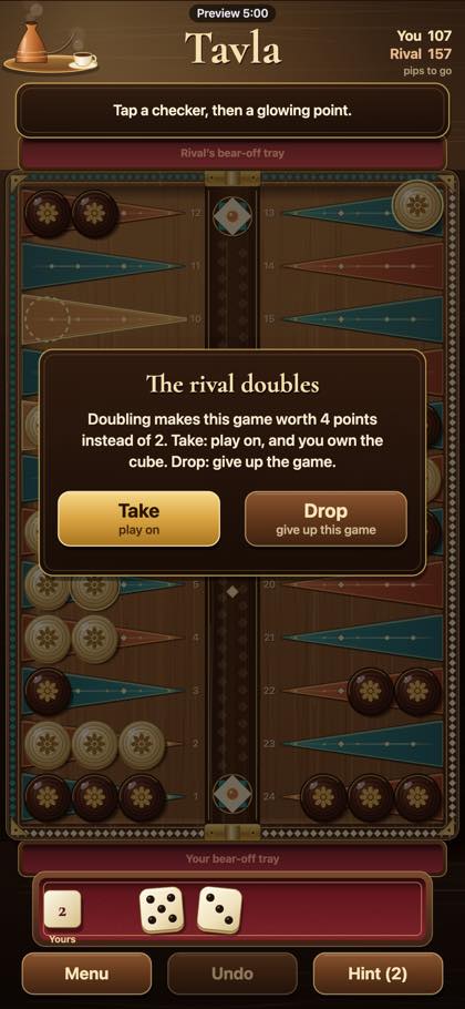 Tavla screenshot 3