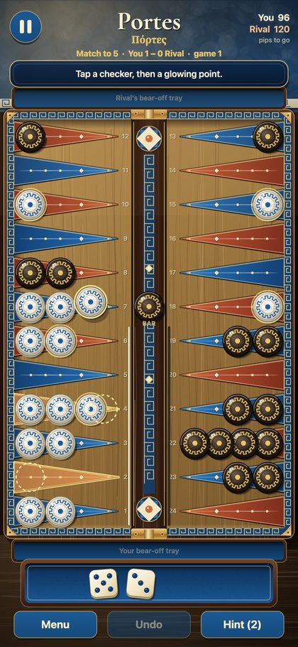 Tavli: Portes Plakoto Fevga screenshot 2
