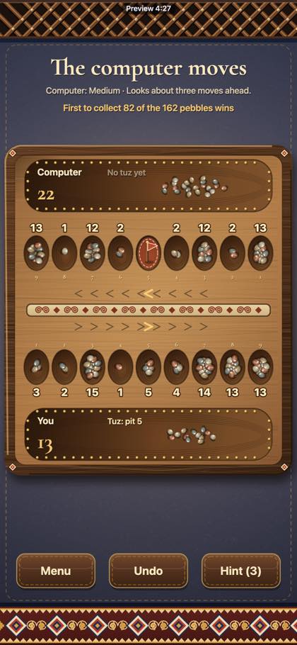 Toguz Kumalak screenshot 3