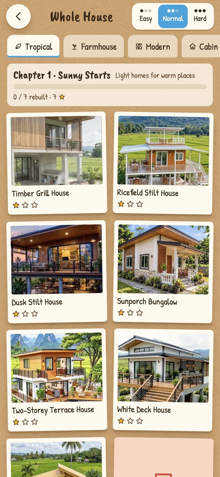 Choosing a house